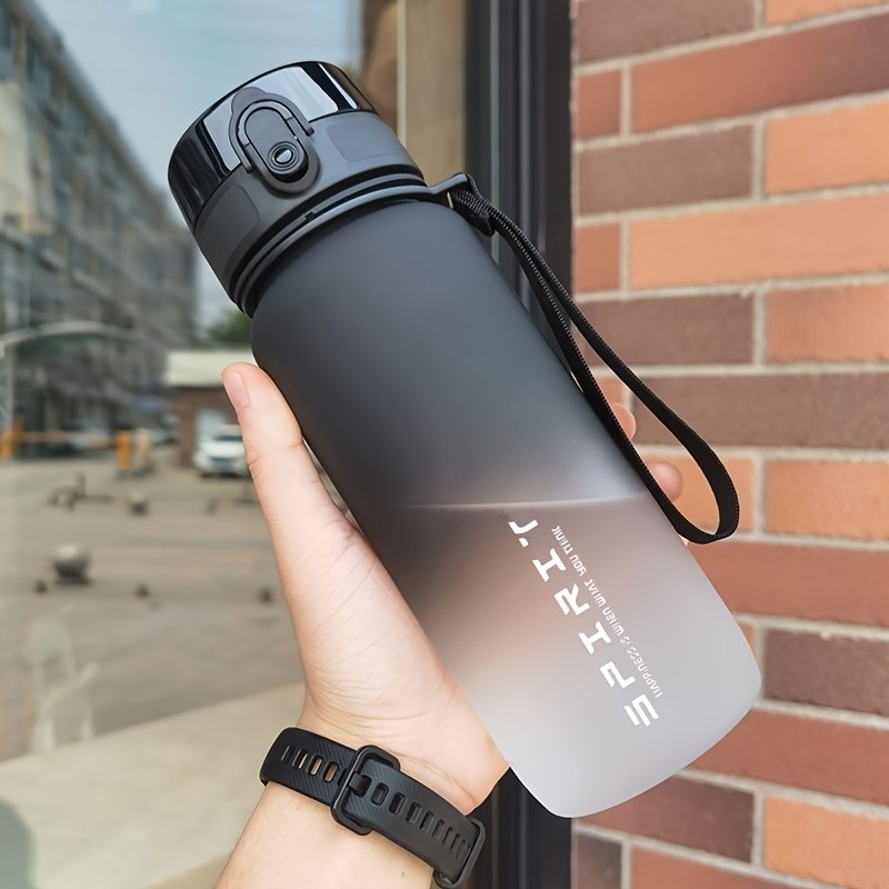 Sports Fitness Students' Water Bottle Men'S New Cup Women'S High Appearance Convenient Sports Fitness Gradient Color Water Bottle